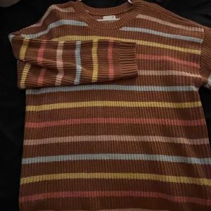 SO multi color plus size sweater